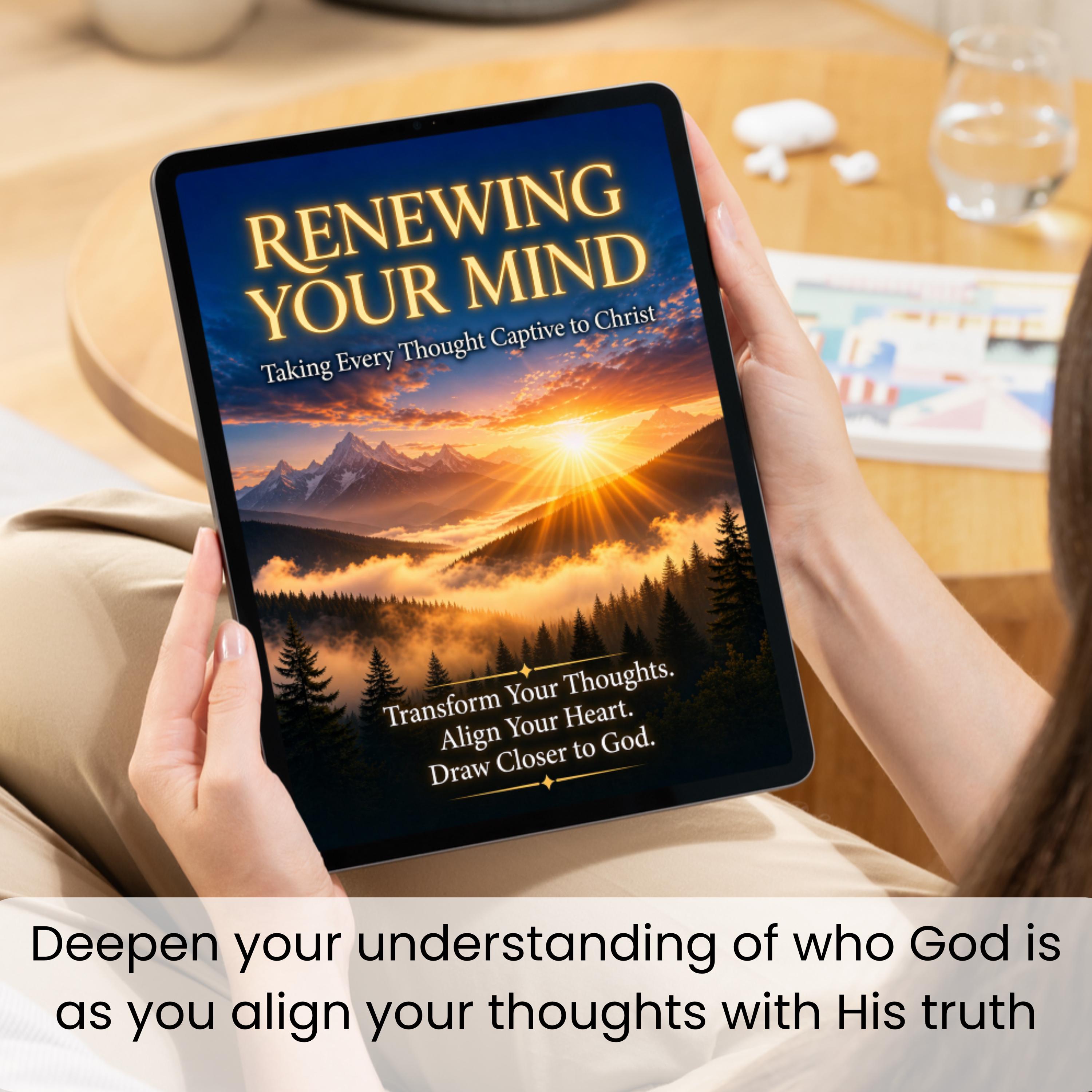 PLR Christian Devotional for Women, Renewing Your Mind, Bible Study ...