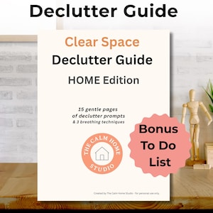 Entrümpelungs-Anleitung, Frühjahrsputz Checklisten für Erwachsene, ADHS-freundlich