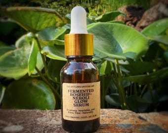 Fermented Rosehip Neroli Glow Serum – Organic Brightening Face Oil