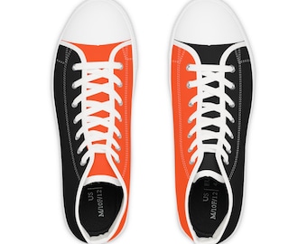 Sports Team High Top Sneakers for Men, Trendy Casual Footwear, Perfect for Everyday Wear, Fashion Statement Shoes, Unique Gift Idea, Bengals