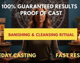 Rituale di allontanamento e purificazione / Rimozione dell'energia oscura / Protezione spirituale Curio
