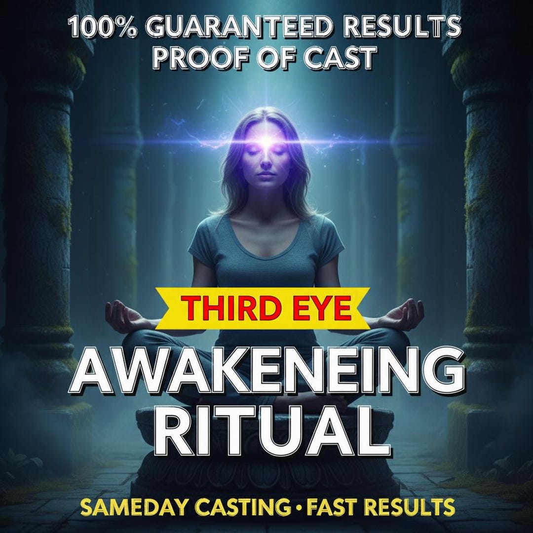 Third Eye Awakening Ritual Kit: Intuition & Psychic Vision Alignment - Etsy