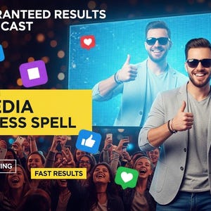 Social Media Fame Spell: Influencer Growth & Online Popularity