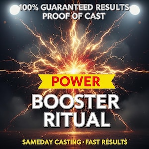 Power Booster Ritual Kit | Energy Amplifier | Ritual Strength & Focus Support