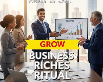 Grow Business Riches Ritual Kit: Wealth & Client Attraction Energy Work