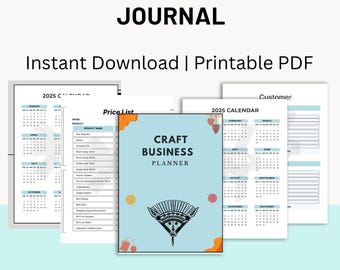 Craft Business Planner | Small Business Planner | Crafting Planner | Finance Tracker, Small Business Planner,