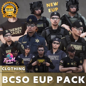 Fivem | Mega BCSO EUP PACK | Clothing | Best Quality