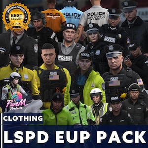 Fivem | Mega LSPD EUP PACK | Clothing | Best Quality