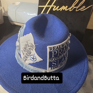 Bossy Elegant Patchwork Fedora