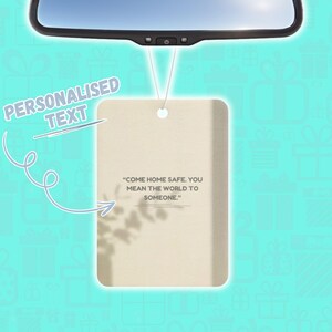 Custom Photo Car Air Freshener - Father&#39;s Day Gift, Personalized Car Scent, Photo Gift for Him, Car Accessories, Customizable Air Freshener