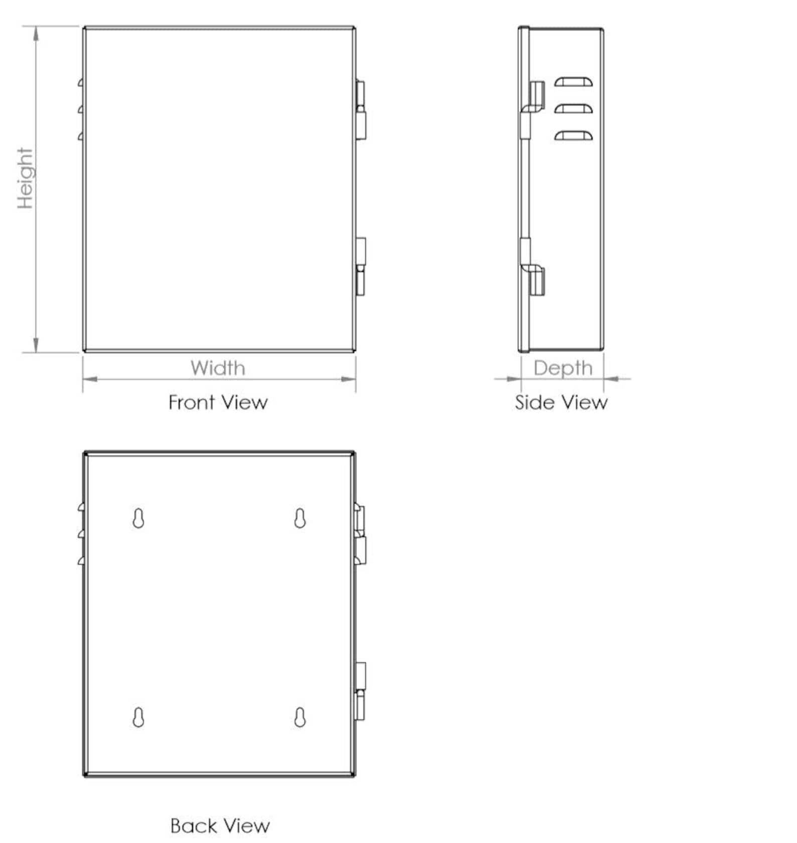 Custom Sheet Metal Box Plans, Steel or Stainless Steel Fabrication ...