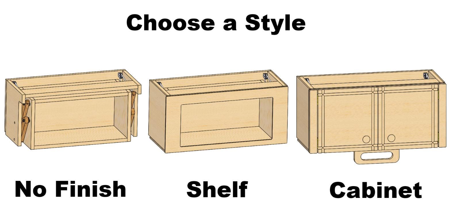 DIY Pull-down Shelf Plans: Space-saving Cabinet Design (digital ...