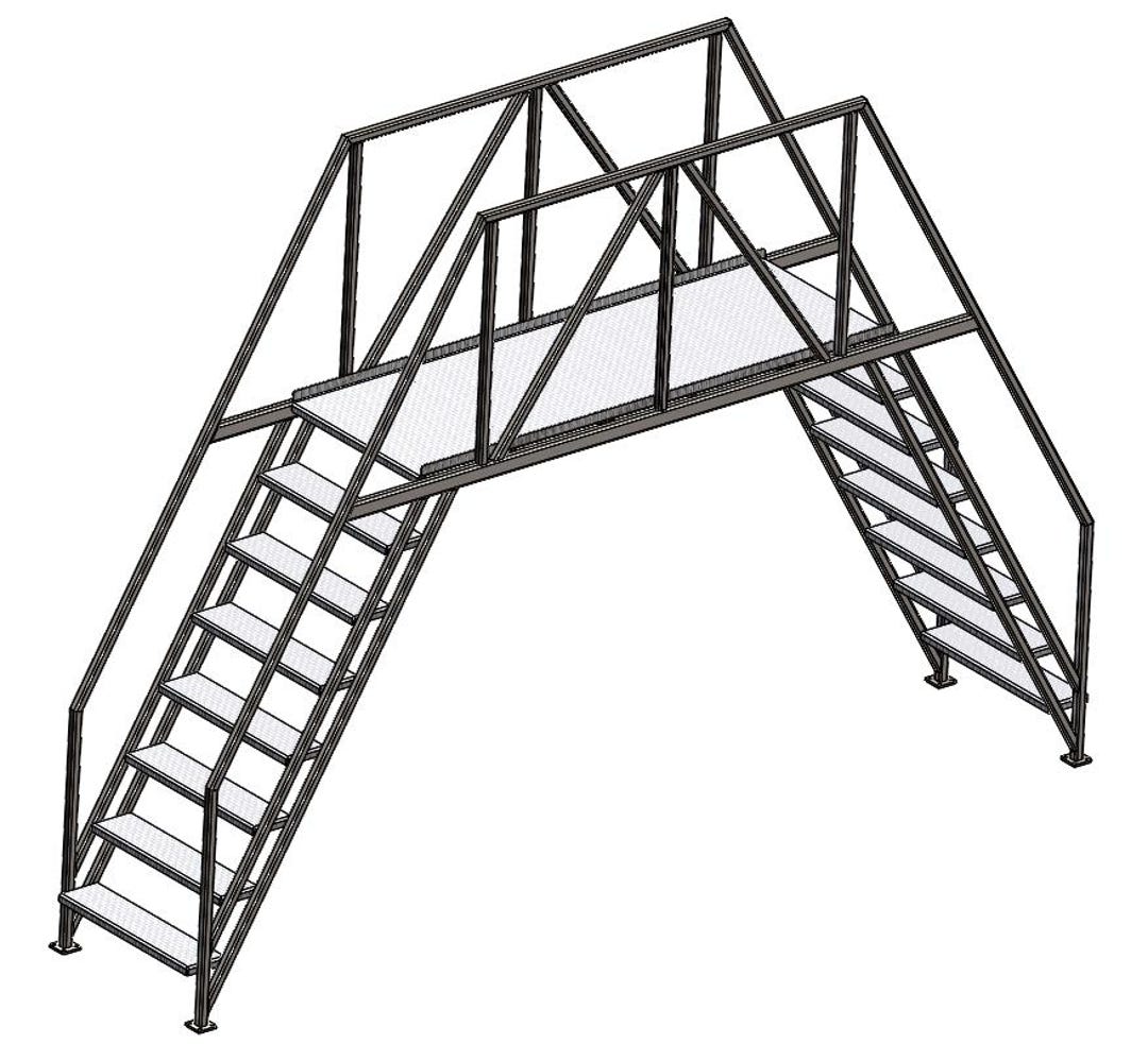 Walkover Stairs and Catwalk – Digital Plans and Fabrication Files ...