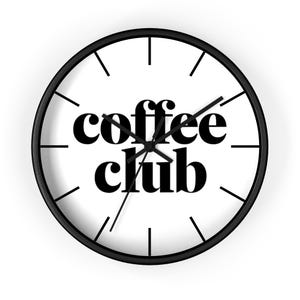 Orologio da parete per bar, orologio da parete per amanti del caffè, orologio da parete per cucina, arredamento unico per la casa, arredamento per bar, orologio da parete moderno