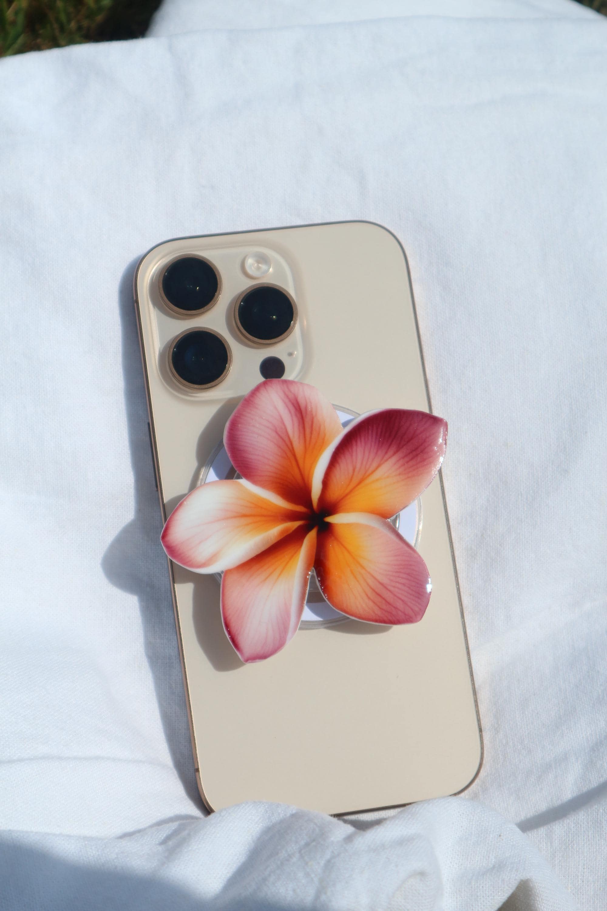 Society6 iPhone4/4S,5用 Plumeria Blossoms Plumeria Flower Phone Grip|phone Accessory |flower Grip