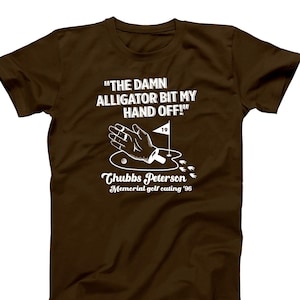 Chubbs Peterson Alligator Shirt: Funny Golf Movie Tee