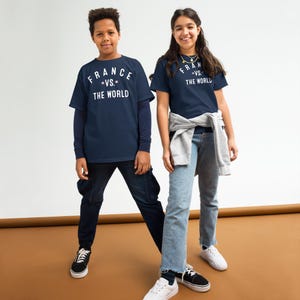 Youth - France Vs The World (tm) - Soccer Fan French Sports Pride Md-Xl Kids Fit T-shirt