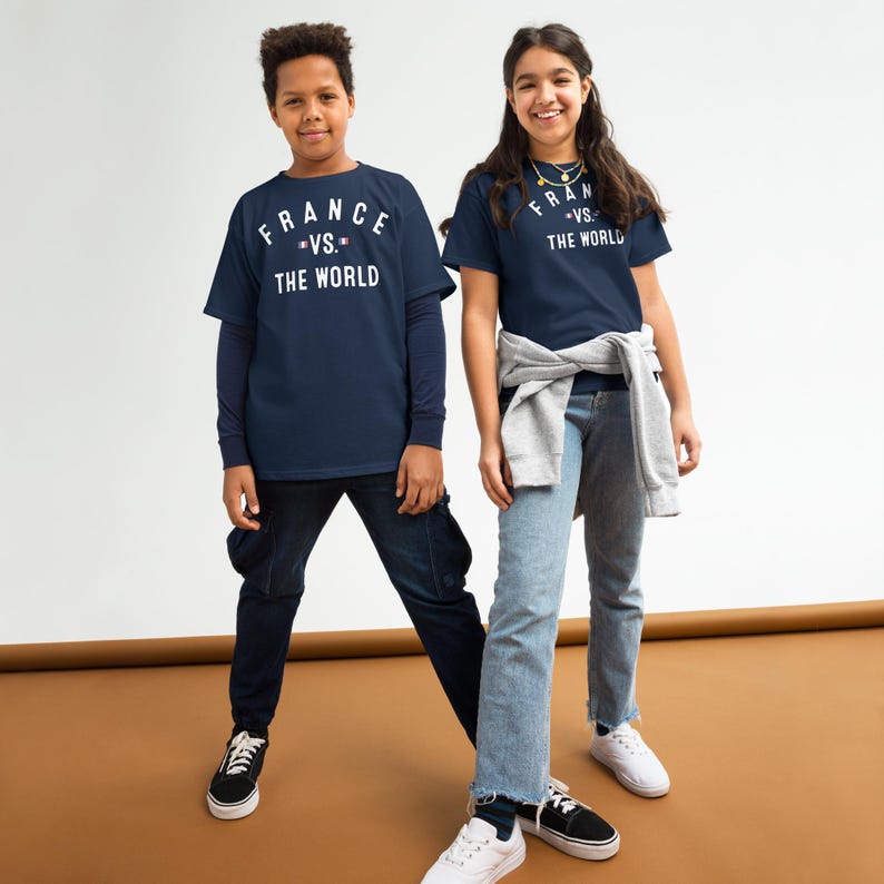 Youth - France Vs The World (tm) - Soccer Fan French Sports Pride Md-Xl Kids Fit T-shirt