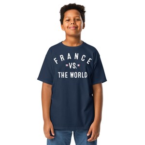 Youth - France Vs The World (tm) - Soccer Fan French Sports Pride Md-Xl Kids Fit T-shirt