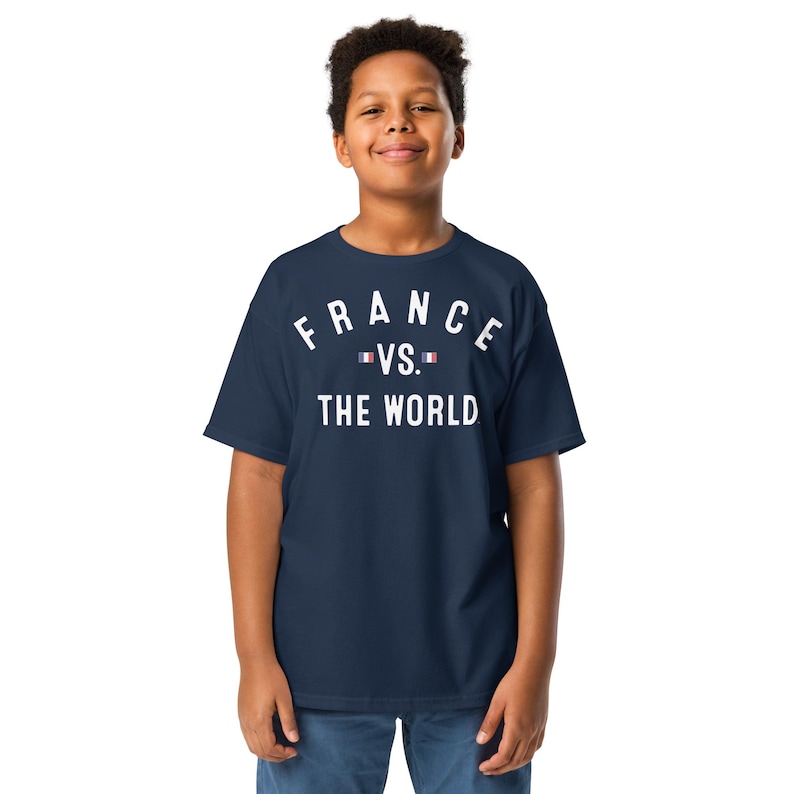 Youth - France Vs The World (tm) - Soccer Fan French Sports Pride Md-Xl Kids Fit T-shirt