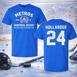 Hollander 24 Jersey - Montreal Team - Hockey Fandom unisex XS-5x T-shirt