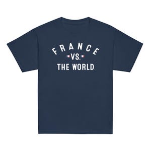 Youth - France Vs The World (tm) - Soccer Fan French Sports Pride Md-Xl Kids Fit T-shirt