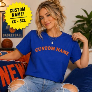 CUSTOM NAME Personalized Taylors Pun Knicks Cute Group Style Basketball Shirt, Custom Fan Tee, New York Basketball, Womens Mens Name Shirt
