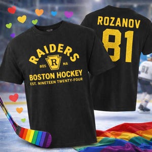 Rozanov 81 Jersey - Boston Hockey Shirt - Vintage Style Gay Fandom unisex soft XS-5x Tshirt