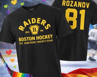 Rozanov 81 Jersey - Boston Hockey Shirt - Vintage Style Gay Fandom unisex soft XS-5x Tshirt