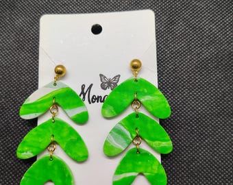 Green Earrings