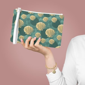 Seashell Clutch Bag, Cute Summer Purse, Beach Accessory, Vacation Tote, Wedding Favor, Gift for Her