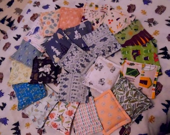 Eco Friendly Non Sponge Plastic Free Washing Up Cloth Scrub - Flower and Garden Design