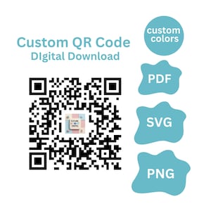 Customized QR Code with Logo | Personalized QR for Website, Small Business, Scan-to-Pay & Social Media | Delivered in 24 h