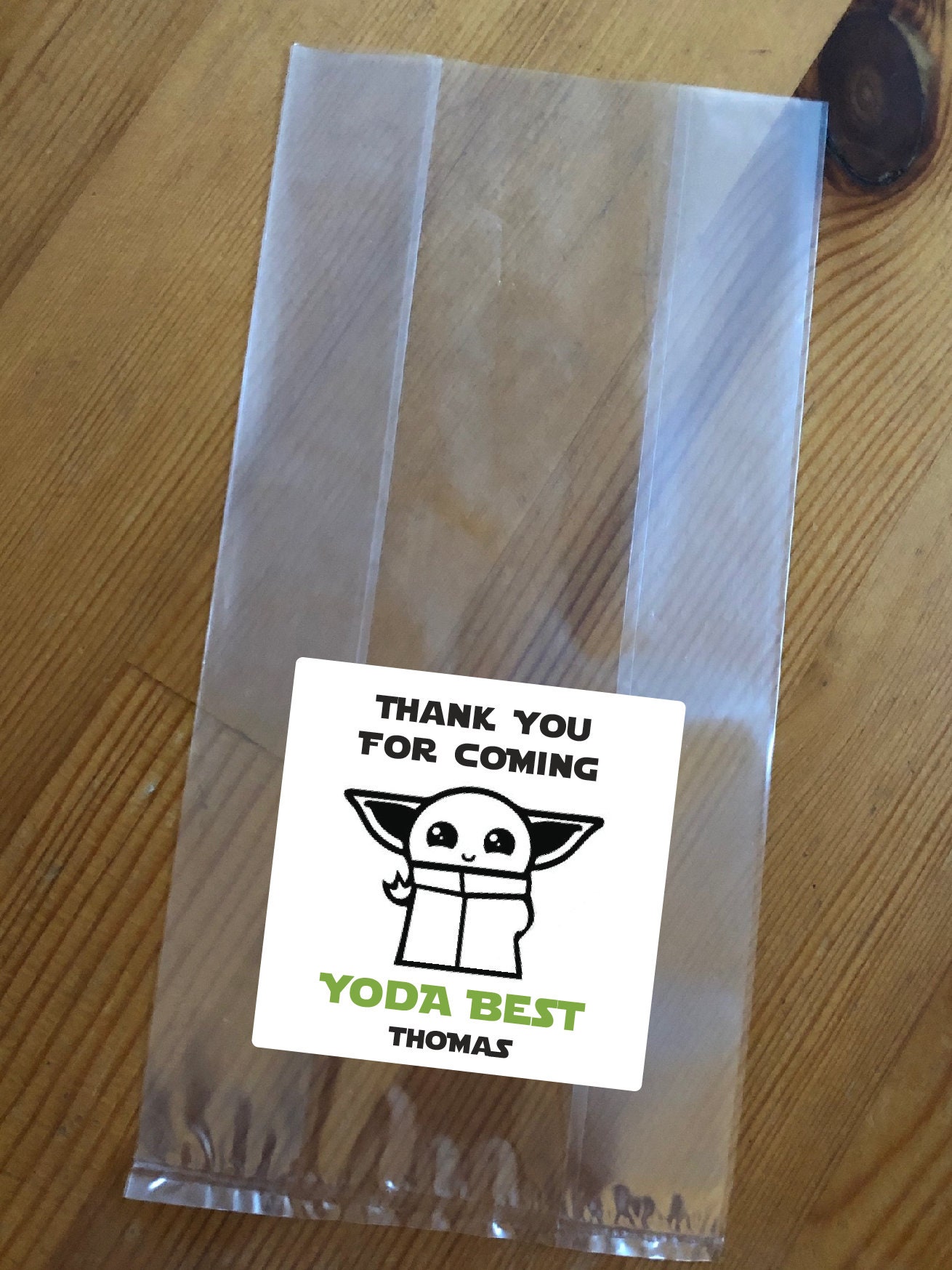 Mandalorian party favor Baby Yoda treat bag Baby Yoda Etsy