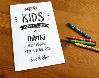 Kids Special Occasion coloring book, Kids Rehearsal dinner activity pack, kids activity book, bridal shower, family reunion, wedding kids