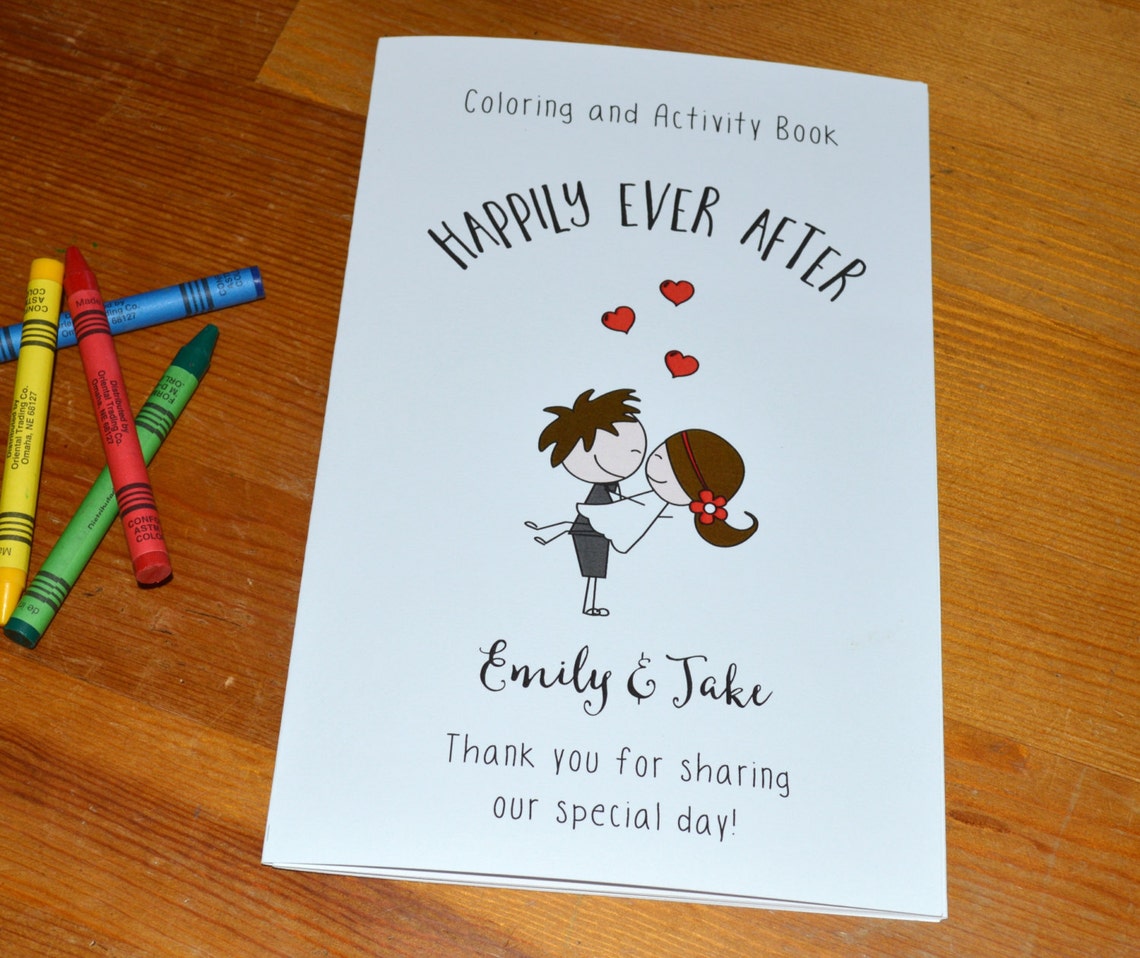 Wedding Coloring Book / Wedding Coloring Book for Kids / Kids | Etsy