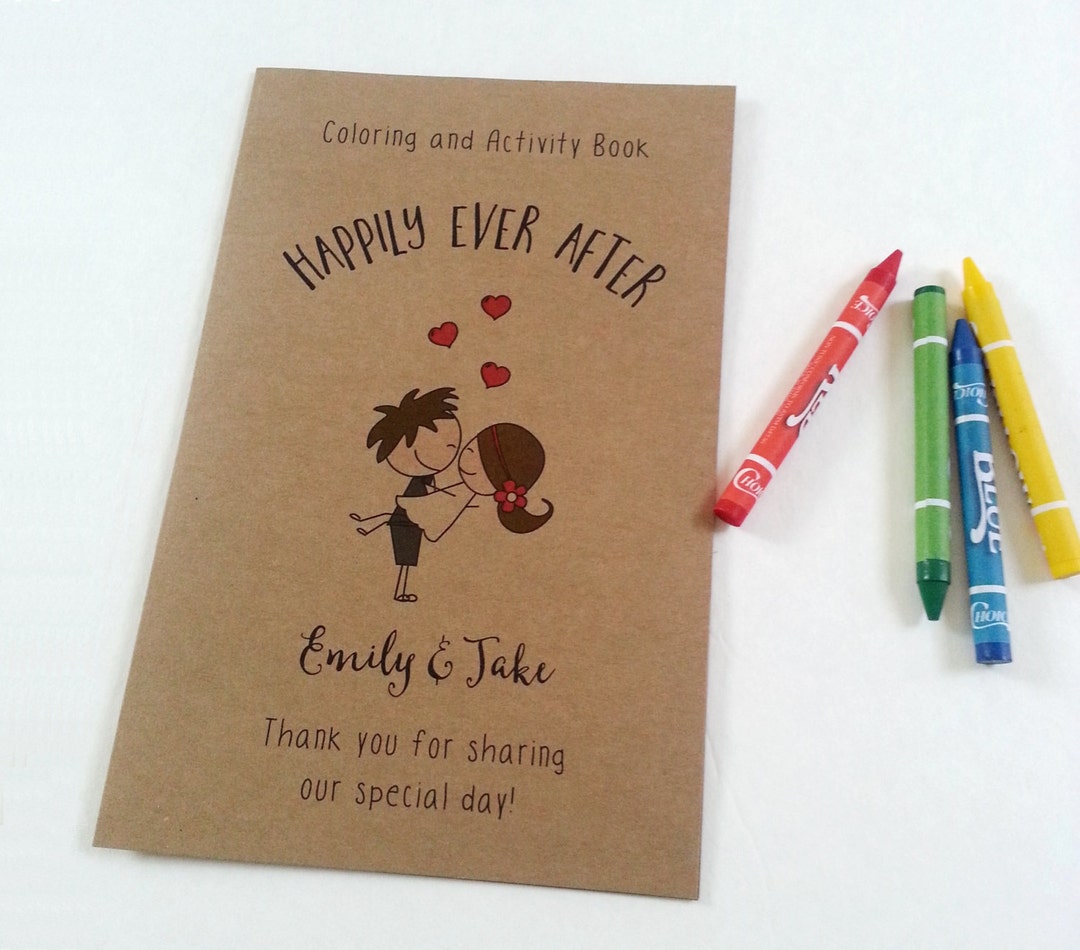 Wedding Coloring Book, Wedding Coloring Book for Kids, Kids Activity ...