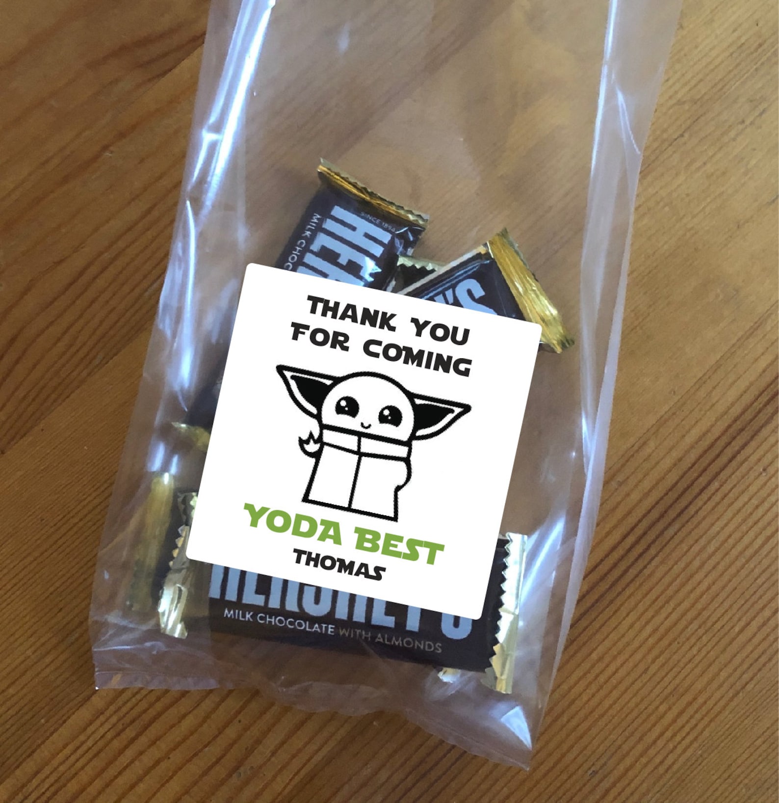 Mandalorian party favor Baby Yoda treat bag Baby Yoda Etsy