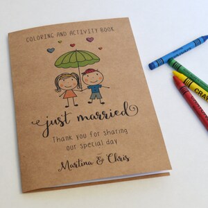 Wedding coloring book / Kids wedding activity book / Wedding favor / Coloring book for kids / kids wedding table / kids wedding activities
