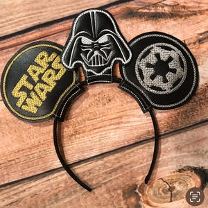 Custom Star Wars Darth Vader Mouse Ear Headband