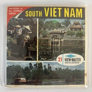 View-Master South Vietnam Nation of the World Stamp Sawyers B250 3 Reel Set