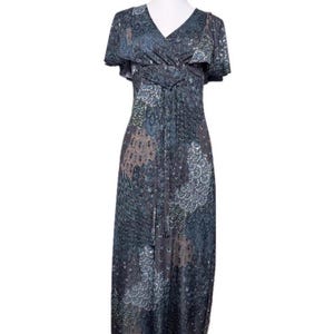 Empire Waist Flutter Sleeve Dress - Etsy