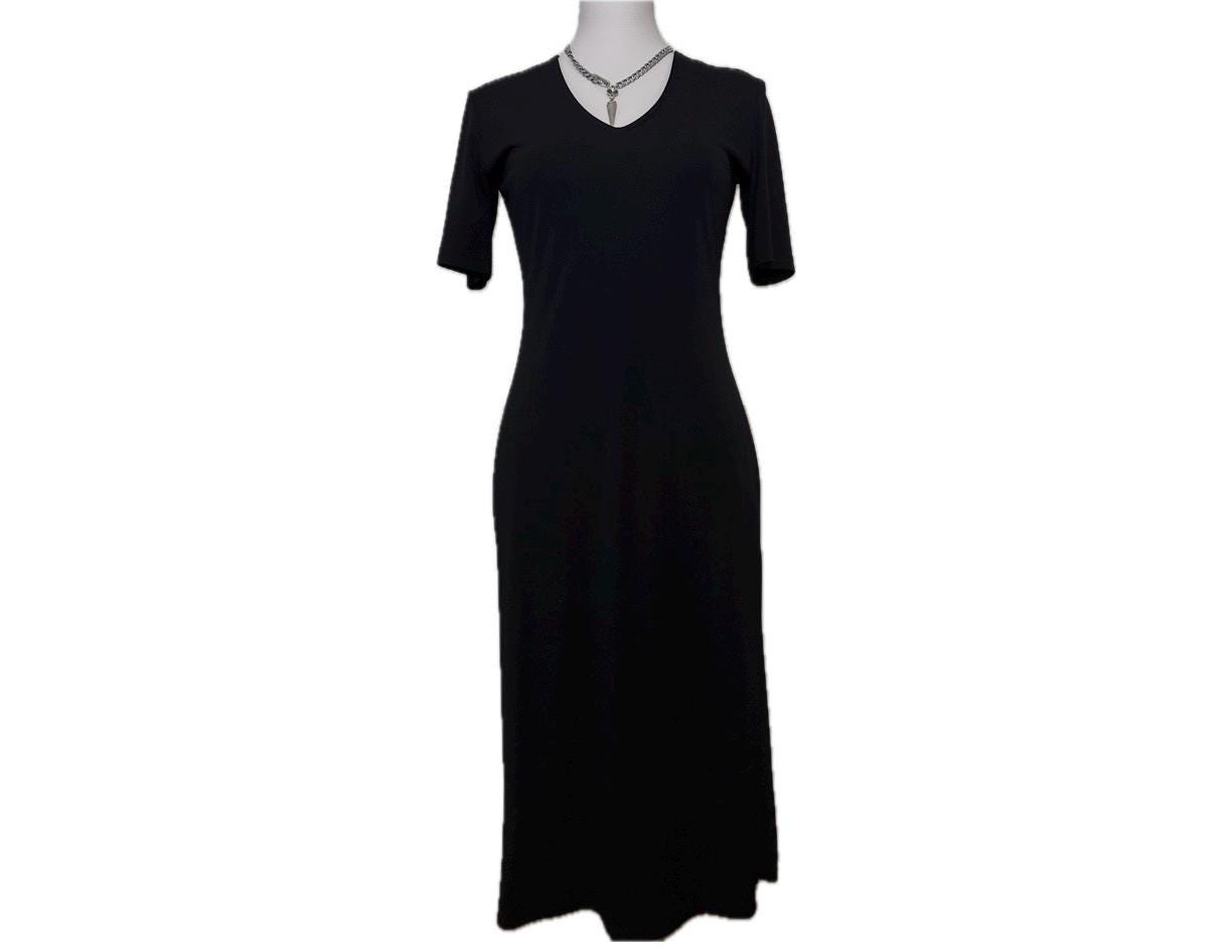 90s black midi dress From the Gap, Women's Size Small Color:champagne LSYB Handmade Men green leather Cocktail dress Embrace timeless fashion with