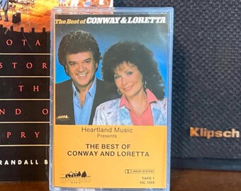 Vintage Country & Western, Conway Twitty, Loretta Lynn Cassette Tape, 1987, Tested