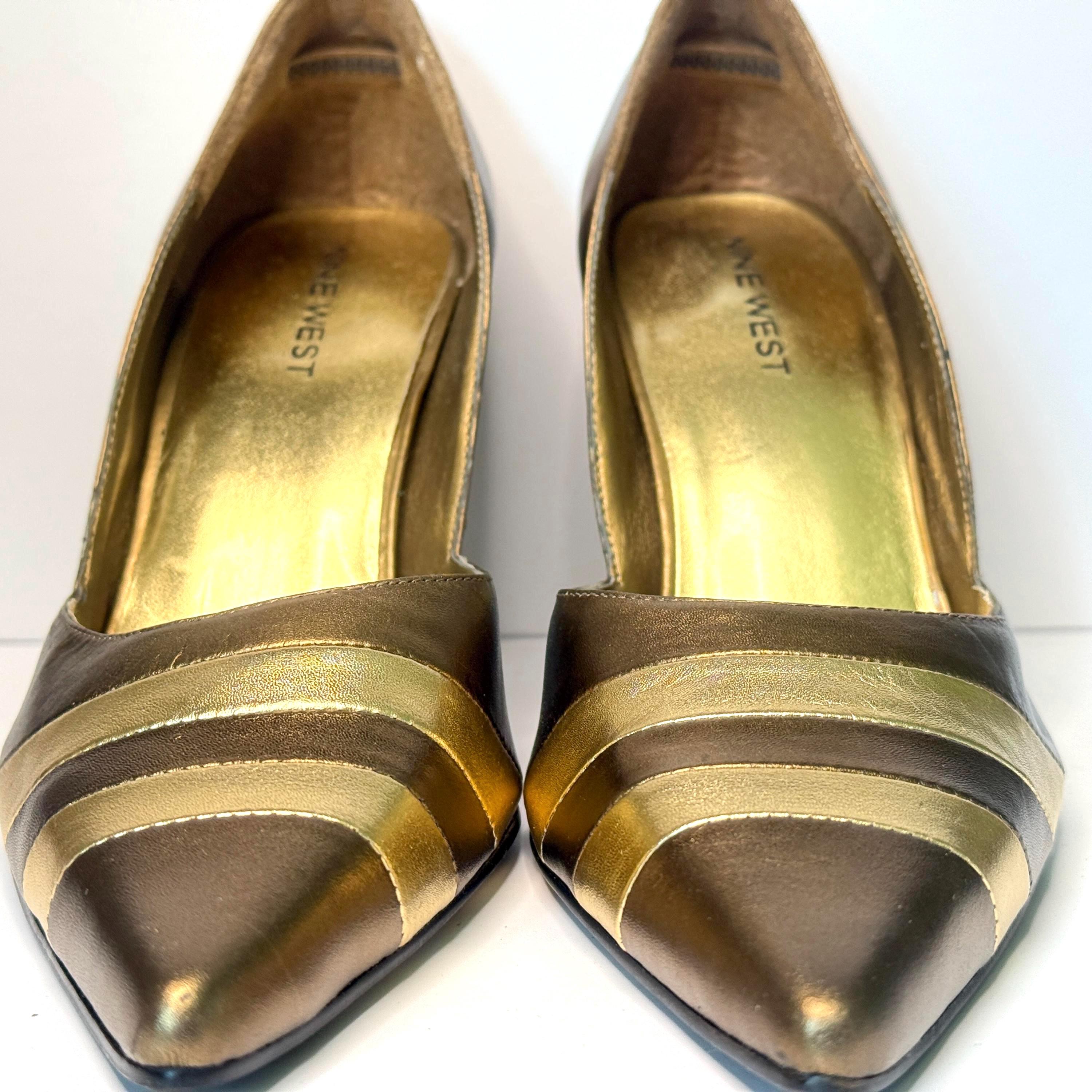 Metallic Bronze Shoe - Etsy