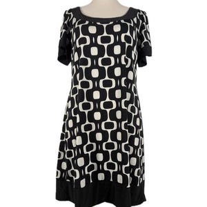 Mod Black White Dress - Etsy