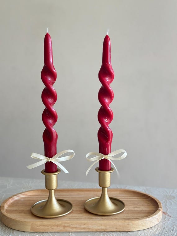 Set Di 4 Candele Coniche Bianche 25 Cm – Cera Di Qualità, Stopping In Cotone, 8 Ore Di Combustione - 3