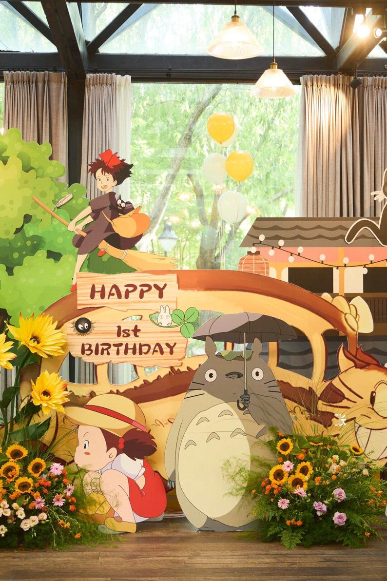 Totoro Cutout Bundle: Anime Ghibli Birthday Party Decor (Instant Download) image 7
