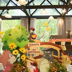 Totoro Cutout Bundle: Anime Ghibli Birthday Party Decor (Instant Download) image 6