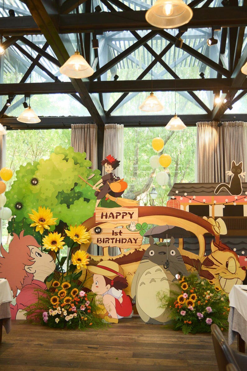 Totoro Cutout Bundle: Anime Ghibli Birthday Party Decor (Instant Download) image 6